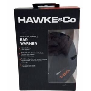 Hawke & Co High Performance Ear Warmers Unisex Adult One Size Black MSRP $32